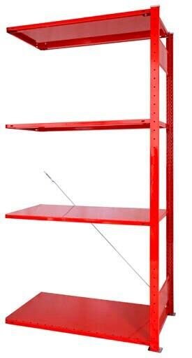 SCHULTE Anbau-Schwerlastregal Jubiläum »100 Jahre Gebr. Schulte« 32655-4-3000 feuerrot 100,0 x 50,0 x 200,0 cm
