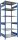 SCHULTE Schwerlastregal MULTIplus 150 12581-B enzianblau 100,0 x 80,0 x 250,0 cm