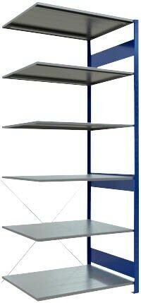 SCHULTE Anbauregal MULTIplus 150 12586-B enzianblau 100,0 x 80,0 x 250,0 cm