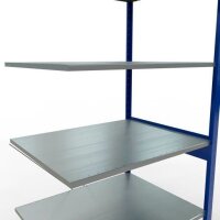 SCHULTE Anbauregal MULTIplus 150 12586-B enzianblau 100,0 x 80,0 x 250,0 cm