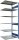 SCHULTE Anbauregal MULTIplus 150 12586-B enzianblau 100,0 x 80,0 x 250,0 cm