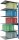 SCHULTE Anbauregal MULTIplus 150 12586-B enzianblau 100,0 x 80,0 x 250,0 cm