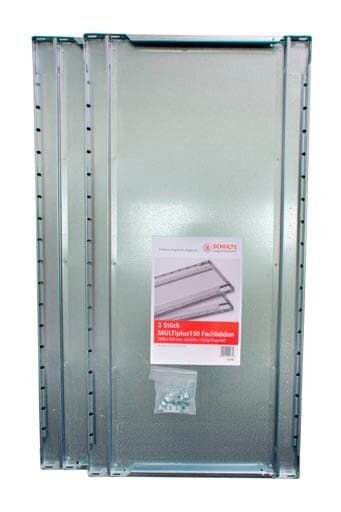 SCHULTE Fachboden für Schwerlastregal MULTIplus150 Green silber 100,0 x 50,0 cm, 2 St.