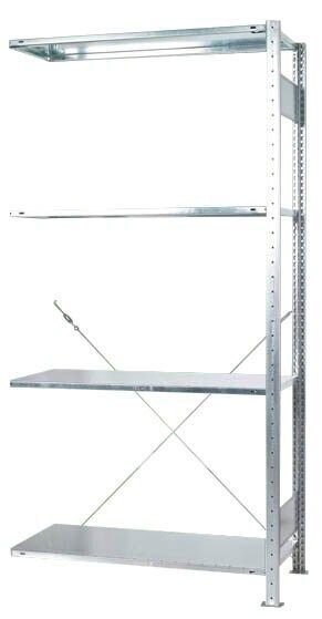 SCHULTE Anbauregal MULTIplus 150 Green 12765-4-CO2 silber 100,0 x 60,0 x 200,0 cm
