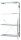 SCHULTE Anbauregal MULTIplus 150 Green 12765-4-CO2 silber 100,0 x 60,0 x 200,0 cm
