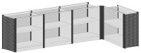 SCHULTE Thekenmodul-Set MULTIplus L-Form, ohne...