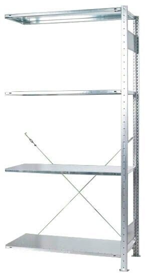SCHULTE Anbauregal MULTIplus 150 Green 12755-4-CO2 silber 100,0 x 50,0 x 200,0 cm