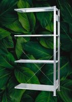 SCHULTE Anbauregal MULTIplus 150 Green 12755-4-CO2 silber...