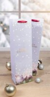 SIGEL Geschenktüten für Flaschen Charmful Christmas Large Motiv 10,0 x 35,0 cm,