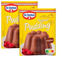 Dr. Oetker Original Schokolade Puddingpulver 2x 44,5 g, 2...