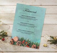 SIGEL Weihnachtsbriefpapier Green Christmas Motiv DIN A4 90 g/qm 100 Blatt