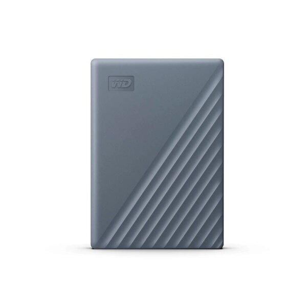 Western Digital My Passport mit USB-C 5 TB externe HDD-Festplatte grau