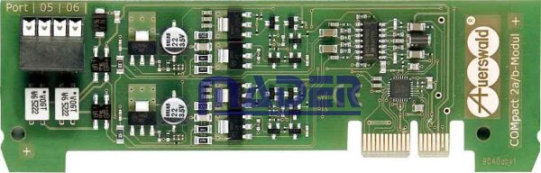 AUERSWALD COMpact 2a/b-Modul fuer COMpact 3000 analog/ISDN/VoIP / Einsteckmodul fuer 2 weitere anal