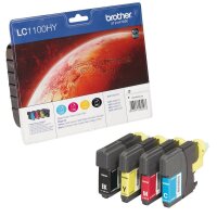 brother LC-1100HYBK/C/M/Y schwarz, cyan, magenta, gelb...
