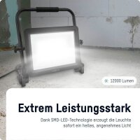 ANSMANN FL100W-AC LED Baustrahler schwarz 100 W