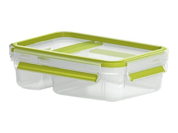 emsa Frischhaltedose CLIP & GO 5,8 cm hoch transparent 0,6 l, 1 St.