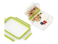 emsa Frischhaltedose CLIP & GO 5,8 cm hoch transparent 0,6 l, 1 St.