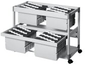 DURABLE Hängemappenwagen grau für bis zu 200...