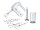 BOSCH MFQ4075DE Handmixer weiß 550 W