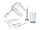 BOSCH MFQ4075DE Handmixer weiß 550 W