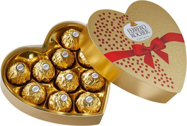 FERRERO ROCHER Ferrero Rocher Herz Schokolade 10 St./125,0 g