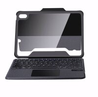 DEQSTER Rugged Touch Keyboard Tablet-Tastatur schwarz geeignet für Apple iPad 10
