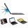 DEQSTER Rugged Touch Keyboard Tablet-Tastatur schwarz geeignet für Apple iPad 10