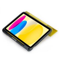 DEQSTER Rugged MAX Case Tablet-Hülle für Apple iPad 10. Gen (2022), iPad 10. Gen (2024) gelb