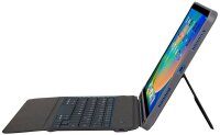DEQSTER Slim Keyboard 2 iPad Tablet-Tastatur schwarz geeignet für Apple iPad 10. Gen (2022), Apple iPad 10. Gen (2024)