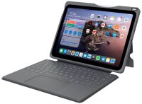 DEQSTER Smart Rugged Touch PLUS Keyboard 10,9" Tablet-Tastatur schwarz geeignet für Apple iPad 10. Gen (2022), Apple iPad 10. Gen (2024)