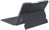 DEQSTER Smart Rugged Touch PLUS Keyboard Tablet-Tastatur schwarz geeignet für Apple iPad 7. Gen (2019), Apple iPad 8. Gen (2020), Apple iPad 9. Gen (2021)
