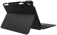 DEQSTER Smart Combo Touch Keyboard Tablet-Tastatur grau geeignet für Apple iPad 10. Gen (2022), Apple iPad 10. Gen (2024), Apple iPad (A16) (2025)