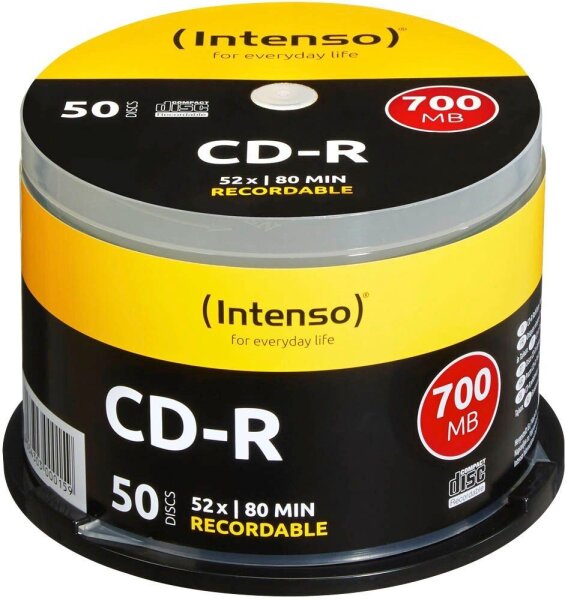 Intenso CD-R 700 MB, 50 St.