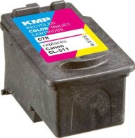 KMP C78 color Druckkopf kompatibel zu Canon CL-511