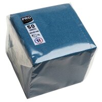 PROnappe Servietten pazifikblau 2-lagig 20,0 x 20,0 cm,...