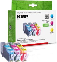 KMP C83V  cyan, magenta, gelb Druckerpatronen kompatibel...