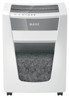 LEITZ IQ Office Pro Aktenvernichter mit Partikelschnitt P-6, 1 x 5 mm, bis 5 Blatt, weiß