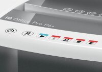 LEITZ IQ Office Pro Aktenvernichter mit Partikelschnitt P-6, 1 x 5 mm, bis 5 Blatt, weiß