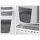 LEITZ IQ Office Pro Aktenvernichter mit Partikelschnitt P-6, 1 x 5 mm, bis 5 Blatt, weiß