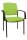 Topstar Besucherstühle BtoB 10 BB100A G05 grün Stoff, 2 St.