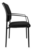 Topstar Besucherstühle BtoB 10 BB100A G20 schwarz Stoff, 2 St.