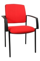 Topstar Besucherstühle BtoB 10 BB100A G21 rot Stoff,...
