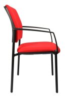 Topstar Besucherstühle BtoB 10 BB100A G21 rot Stoff, 2 St.