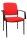 Topstar Besucherstühle BtoB 10 BB100A G21 rot Stoff, 2 St.
