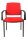 Topstar Besucherstühle BtoB 10 BB100A G21 rot Stoff, 2 St.