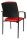 Topstar Besucherstühle BtoB 10 BB100A G21 rot Stoff, 2 St.