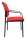 Topstar Besucherstühle BtoB 10 BB100A G21 rot Stoff, 2 St.