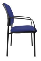 Topstar Besucherstühle BtoB 10 BB100A G26 blau Stoff, 2 St.