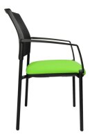Topstar Besucherstühle BtoB 10 BB200A G050 grün, schwarz Stoff, 2 St.