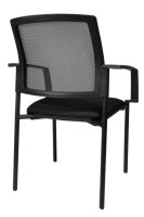 Topstar Besucherstühle BtoB 10 BB200A G200 schwarz Stoff, 2 St.